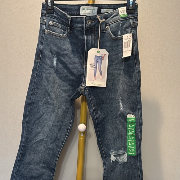 reGeneration by Pink mid rise denim ankle skinny Jeans NWT 5/27 - Picture 3 of 11
